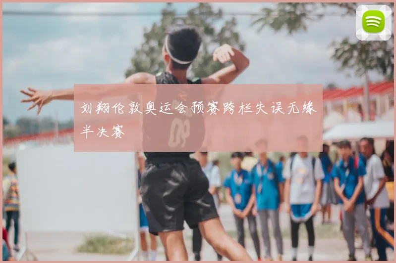 刘翔伦敦奥运会预赛跨栏失误无缘半决赛