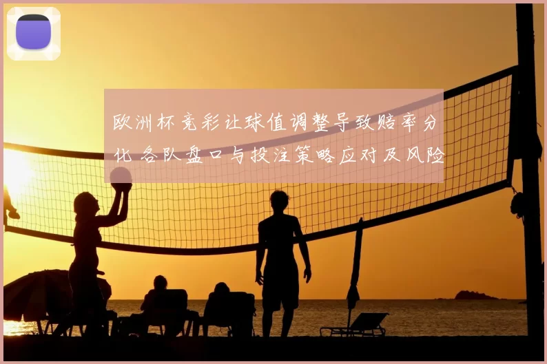欧洲杯竞彩让球值调整导致赔率分化 各队盘口与投注策略应对及风险提示
